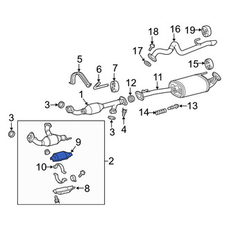 Toyota OE - Upper Catalytic Converter Heat Shield
