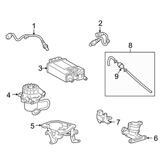 Toyota OE - Emission System - Emission Components (2.7L)