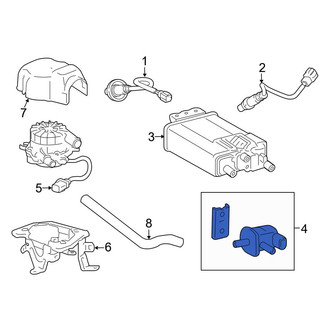 Toyota OE - Right Exhaust Gas Recirculation (EGR) Vacuum Delay Valve