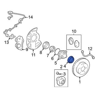 Toyota OE - Front Wheel Seal