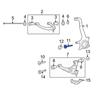 Toyota OE - Rear Alignment Camber Adjusting Eccentric Bolt