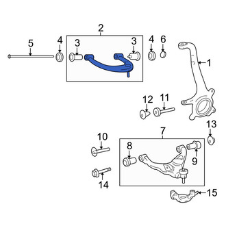 Toyota OE - Front Right Upper Suspension Control Arm