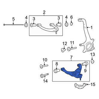 Toyota OE - Front Left Lower Suspension Control Arm