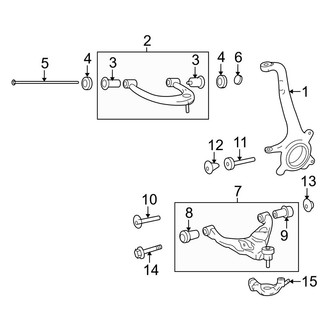 Toyota OE - Front Suspension - Suspension Components (RWD)