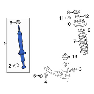 Toyota OE - Front Suspension Shock Absorber