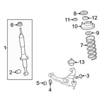 Toyota OE - Front Suspension - Struts & Components (RWD)