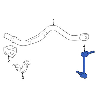Toyota OE - Front Right Suspension Stabilizer Bar Link