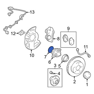 Toyota OE - Front Wheel Bearing O-Ring