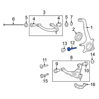 Toyota OE - Alignment Camber Adjusting Eccentric Bolt