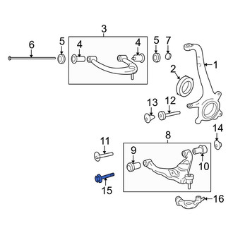 Toyota OE - Lower Suspension Control Arm Bolt
