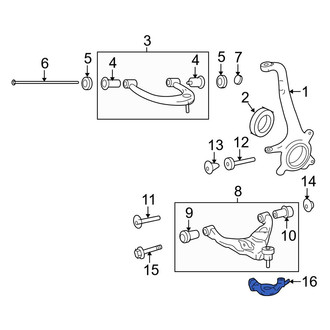 Toyota OE - Right Suspension Ball Joint Bracket