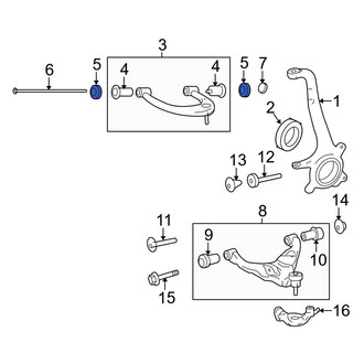Toyota OE - Body Mount Cushion Washer