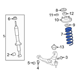 Toyota OE - Rear Coil Spring