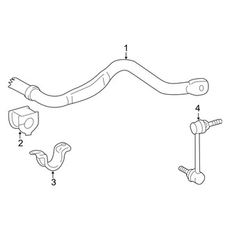Toyota OE - Front Suspension - Stabilizer Bar & Components (W/O Dynamic Suspension)