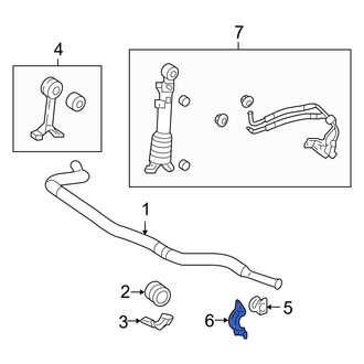 Toyota OE - Left Suspension Stabilizer Bar Mount