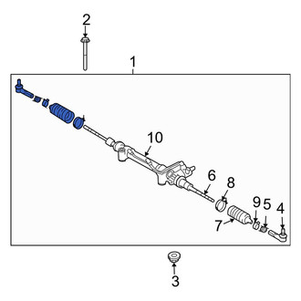 Toyota OE - Rack and Pinion Assembly
