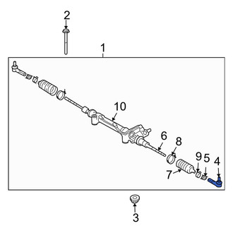 Toyota OE - Inner Steering Tie Rod End