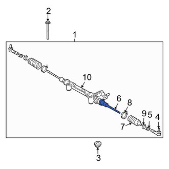 Toyota OE - Outer Steering Tie Rod End
