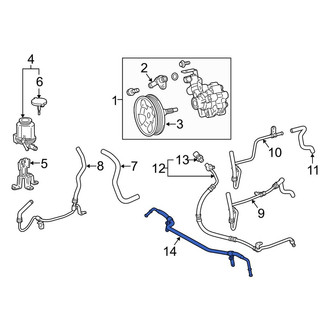 Toyota OE - Power Steering Cooler