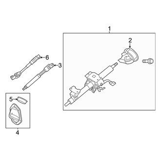 Toyota OE - Steering Column Assembly (With Smart Key)