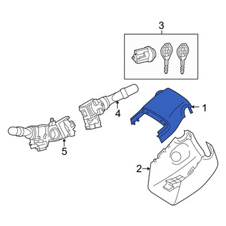 Toyota OE - Upper Steering Column Cover