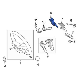 Toyota OE - Right Steering Wheel Emblem