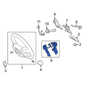 Toyota OE - Steering Wheel Radio Controls