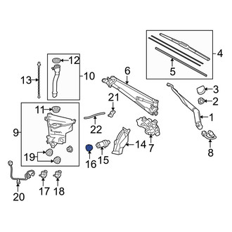 Toyota OE - Washer Fluid Level Sensor Seal