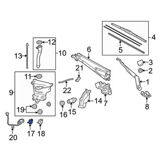 Toyota OE - Windshield Washer Pump