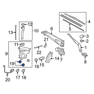 Toyota OE - Wiper Motor Grommet