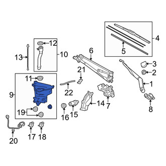 Toyota OE - Washer Fluid Reservoir