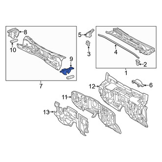 Toyota OE - Left Cowl Side Panel