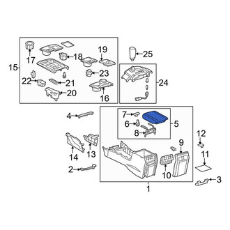 Toyota OE - Console Armrest