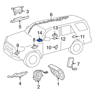 Toyota OE - Right Air Bag Seat Sensor Mat