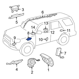 Toyota OE - Air Bag Control Module