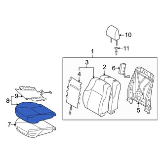 Toyota OE - Front Right Seat Cover