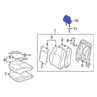 Toyota OE - Front Left Headrest