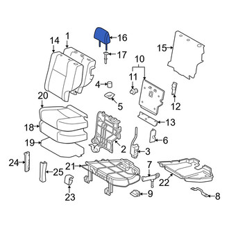 Toyota OE - Rear Left Headrest