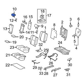 Toyota OE - Center Headrest