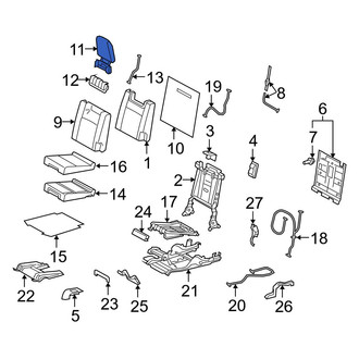 Toyota OE - Center Headrest