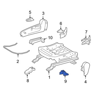 Toyota OE - Seat Track Cover