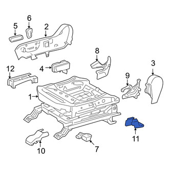 Toyota OE - Seat Track Cover