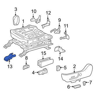 Toyota OE - Seat Track Cover