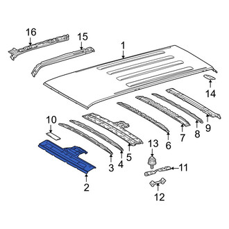 Toyota OE - Front Roof Header Panel
