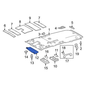 Toyota OE - Left Sun Visor