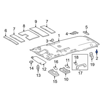 Toyota OE - Headliner Clip