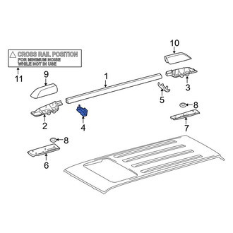 Toyota OE - Left Roof Luggage Carrier Support