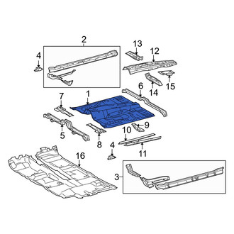 Toyota OE - Front Floor Pan