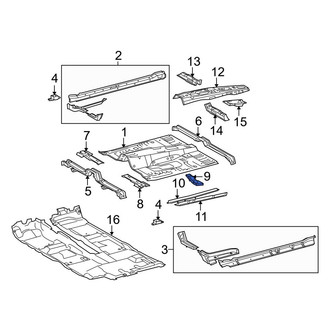Toyota OE - Foot Rest