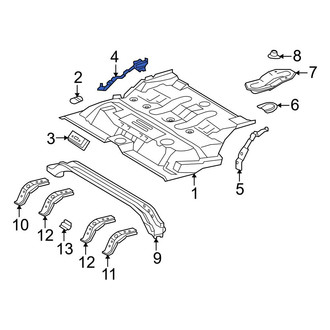 Toyota OE - Right Floor Pan Reinforcement